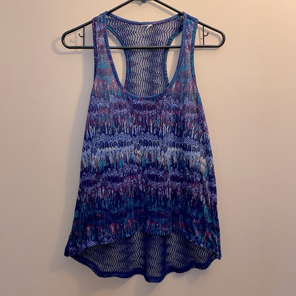 Blue small tank top